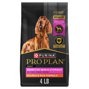 Purina® Pro Plan Sensitive Skin & Stomach Adult Dry Dog Food - Salmon & Rice, No Corn, Wheat or Soy