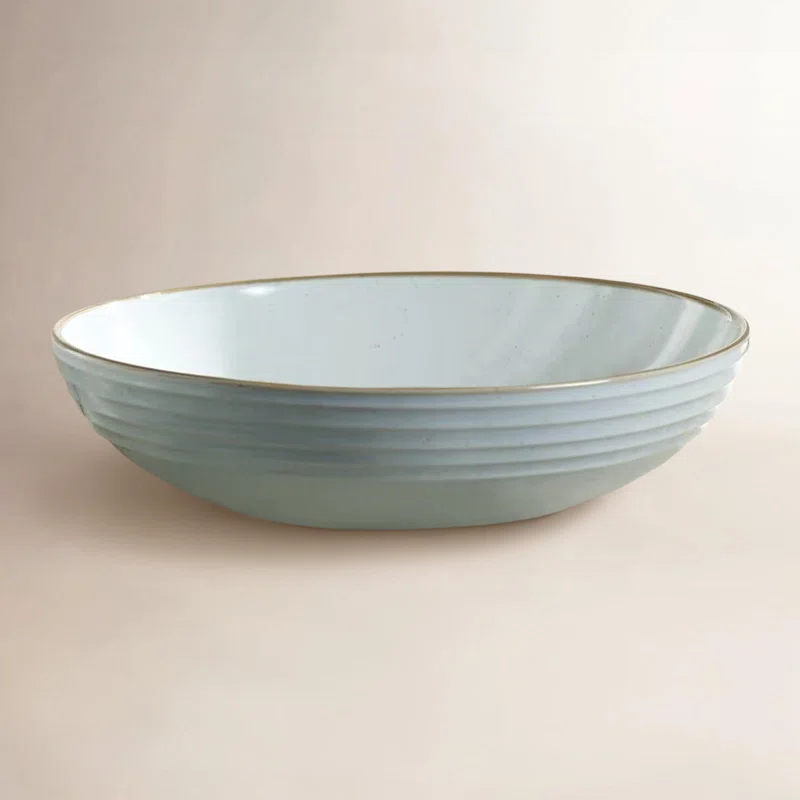 Kellison Latitude Run Stoneware 30oz Large Pasta Bowl (Set of 4)